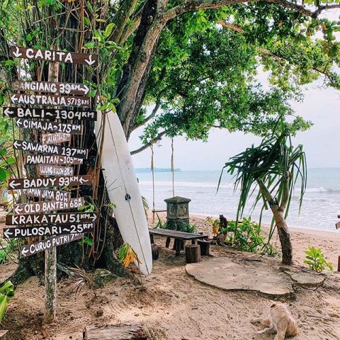 Wisata Pantai Pandan Pandeglang Gunakan Konsep Bali | Suara Karya